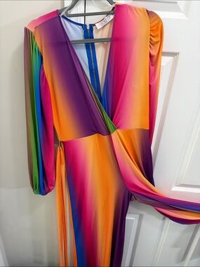 Ms. Bling Rainbow Gradient Pantsuit